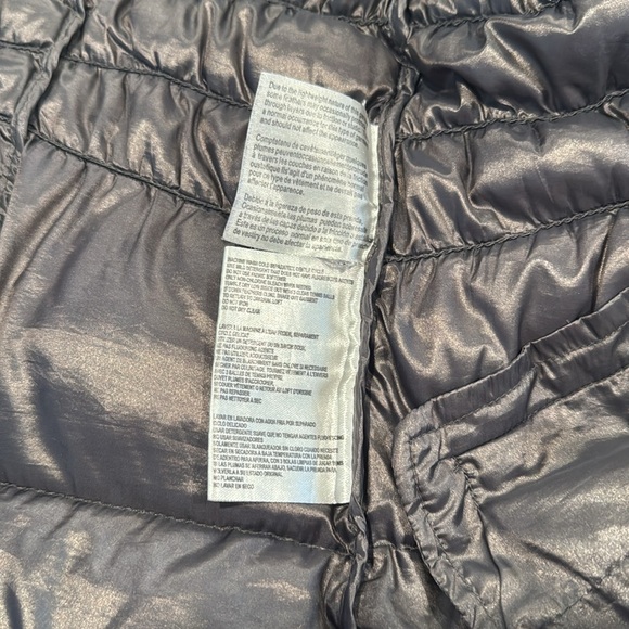 Michael Kors Gray Packable Down Fill Puffer Jacket Coat Women’s Size Medium - Picture 11 of 13